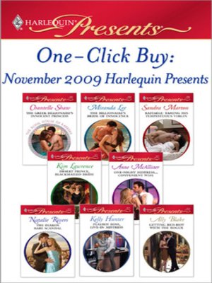 cover image of November 2009 Harlequin Presents